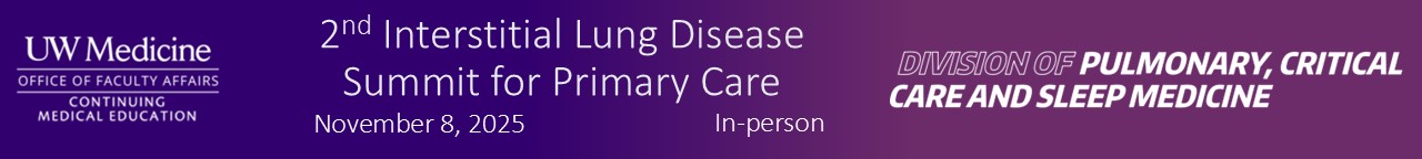 SAVE-THE-DATE: 2nd Interstitial Lung Disease Summit for Primary Care Providers Banner